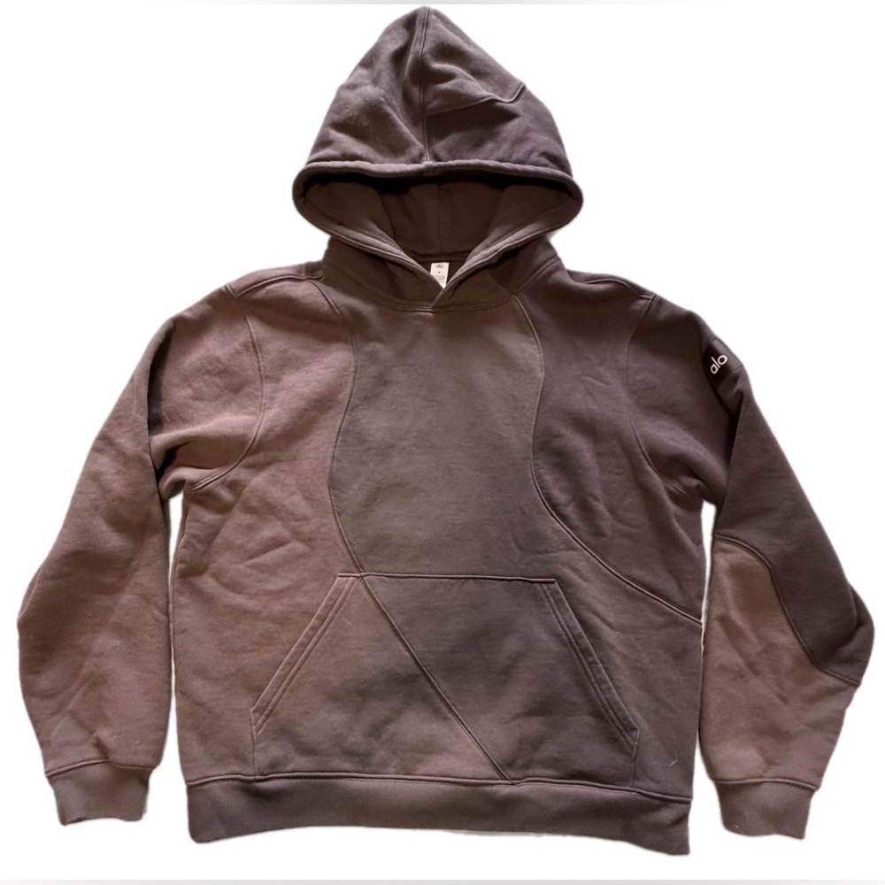 Alo yoga Make Waves Hoodie espresso tonal medium - Picture 7 of 13